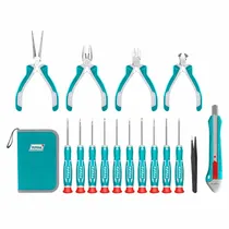 Kit de Ferramenta Total Tools Precision Set TKTTSK0162 com 16 Peças