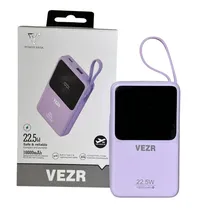Cargador Portátil Vezr VP02 10000MAH 22.5W Purple