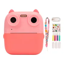 Camera Infantil Sate Print Camera A-DV916 Pink