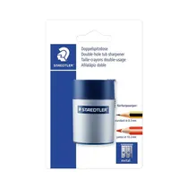 Sacapuntas Staedtler Double Hole Tub Sharpener 512 001BK1