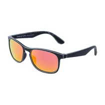 Óculos de Sol Masculino Daniel Klein DK3168 C4 com Lentes Polarizadas - Preto e Laranja