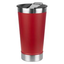 Copo Termico Midi Pro MDP-473 - 473ML - com Tampa e Abridor - Vermelho