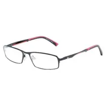 Armação para Óculos de Grau Quiksilver Hi-Inject QO3720 403 - Preto/Vermelho