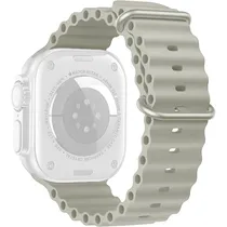 Correia de Silicone Smart Visión para Apple Watch 42/44/45/49 MM - Cinza