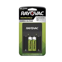 Cargador de Pilas Rayovac AA-AAA + Pilas Precargadas