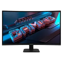Monitor Gamer Gigabyte GS32QCA 31.5" Quad HD Curvo 180HZ HDMI DP - Preto