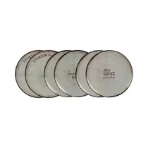 Set de Platos Playos Tramontina Churrasco Rústico 96950/277 28 CM 6 Piezas