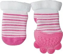 Meia com Mordedor Rosa Buba - 13781