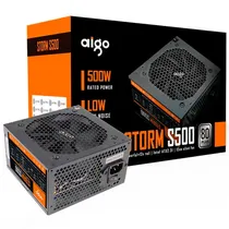 Fonte 500W Aigo Storm S500 80+ White Bivolt