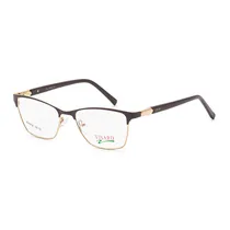 Armação para Óculos de Grau Visard B2425Z C2 Tam. 52-18-135MM - Marrom e Dourado