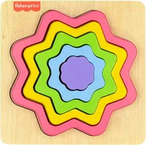Mini Puzzle Arco-Iris de Madeira Fisher-Price - HXT99