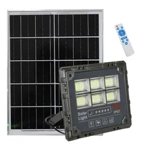 Refletor LED Solar Sate Jortan JT-XM200W 200W/6500K/IP67/Controle  Refletor LE...