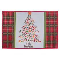 Tapete de Natal Decorativa Design de Árvore 40X60CM