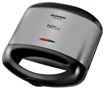 Sanduicheira Grill Mondial Premiun s-07 220V - Prata/Preto