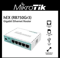 Roteador RB750GR3 Hex 880MHZ 256MB L4