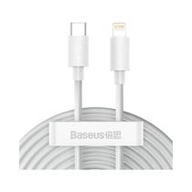 Cable Baseus TZCATLZJ-02 USB-C A Lightning 1.5M Blanco 2 Piezas