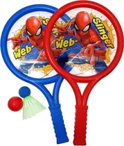 Kit de Raquetes Marvel Spider-Man Boom Ball Ja-Ru - 6826 A