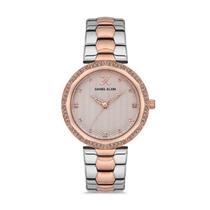 Relogio Analogico Feminino Daniel Klein Premium DK.1.12551-5 - Prata/Dourado