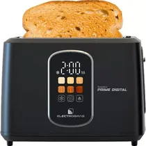 Torradeira Electrobras Prime Digital EBTP-10 1.000 Watts 220 - 240 V ~ 50/60 HZ - Negra/Plata