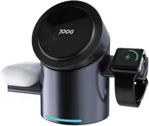 Carregador Sem Fio Magnético Joog Magcharger 3 In 1 QI2 MC31-JG