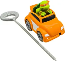 Carrinho Rad Rip Racers Turtles Michelangelo Funrise - 71018