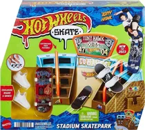 Set Hot Wheels Stadium Skatepark Mattel - HGT91-HPG34