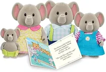 Battat Figuras Li'L Woodzeez Familia de Elefantes Plastico +3 Años Multicolor