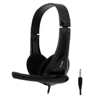 Microfone + Fone Headset Satelite AE-219 3.5MM Preto