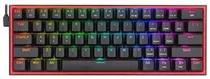 Teclado Gaming Redragon K616-RGB Fizz Pro Preto (Inglês - 3 Modos)