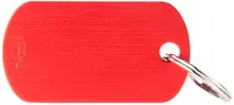Medalha de Identificação Myfamily Military MFB77 - Vermelho