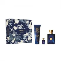 Kit Perfume Versace Dylan Blue Masculino 3PCS