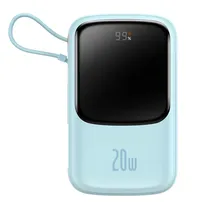 Carregador Portatil Baseus PPQD020003 10000MAH IP Editon 10W - Ligth Blue