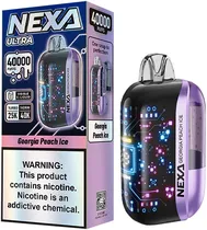 Vape Descartável Nexa Ultra Georgia Peach Ice 40000 Puffs