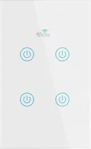 Interruptor Smart 4LIFE FLBW4 Branco