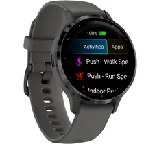 Relógio Smartwatch Garmin Venu 3S Stainless Steel Bezel - Cinza (010-02785-00)