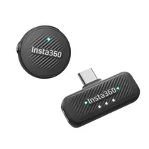 Microfone Sem Fio INSTA360 Mic Air Cinsabwb - Bluetooth - USB-C - Preto