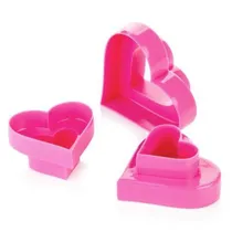 Tescoma Double Dough Cutter Hearts 6 Tamanhos "Delícia"