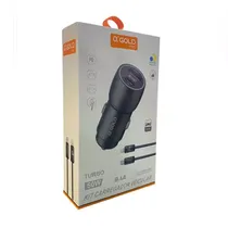 A'Gold CJ13 Cargador 60W Turbo Ios Black
