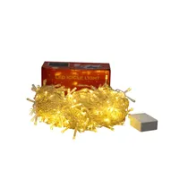 Luzes Pisca Pisca Cascata Natalina 300LED 8M Amarelo 110V