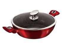 Wok Rojo c/Tapa 30CM Berlinger Haus