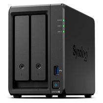 Servidor Nas Storage Synology Diskstation DS723+ AMD Ryzen R1600 2 Baias - Preto