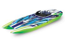 Lancha Traxxas DCB M41 Catamaran RTR Tqi TSM Green 57046-4