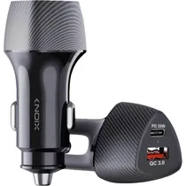 Carregador para Carro Xion Xi-Cgcar / 20W / USB-A / USB-C - Preto