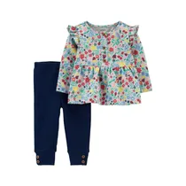 Conjunto Infantil Carter's 1H409210 Nena 2PCS