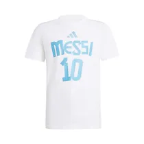 Remera Juvenil Adidas JJ1416 Messi Name And Number Graphic Masculino