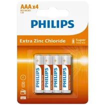 Pilha Philips R03L4B/70 450MAH AAA 4PCS  Pilha Phili...