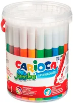 Marcador Carioca Jumbo Super Washable - 42312 (50 Cores)