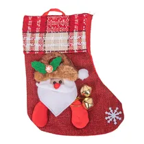 Meia de Natal Prateada