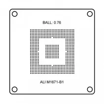 Bga Stencil PC Ali M1671-B1 B-0.76