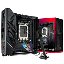 Placa Mãe Asus Rog Strix B760-I Gaming, Chipset Intel, Socket LGA 1700, DDR5, Wifi, HDMI, Displayport, Mini-ATX Placa Mãe Asus Rog Strix B760-I Gaming, Chipset Intel, Socket LGA 1700, DDR5, Wifi, HDMI, Displayport, Mini-ATX